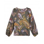 Esqualo Blouse R-neck elements print Esqualo Blouse R-neck elements print